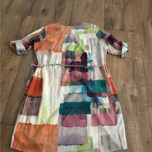Kelly by Clinton Kelly multicolor patchwork stained glass dress NWT - Picture 7 of 7